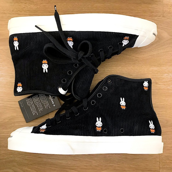 Converse x Miffy | Black High Top Sneakers - US 9